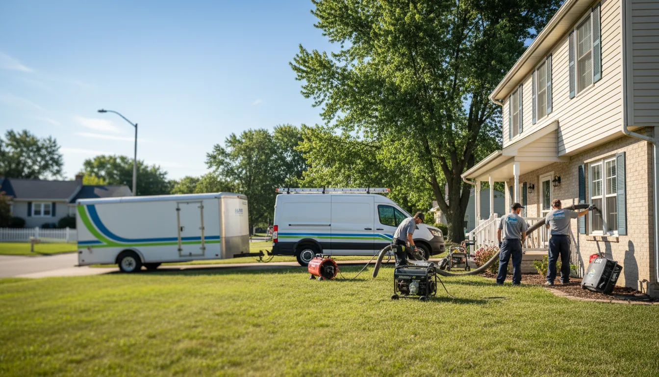 Flooded Basement Restoration And Cleanup With Repair in Hudson, WI near me